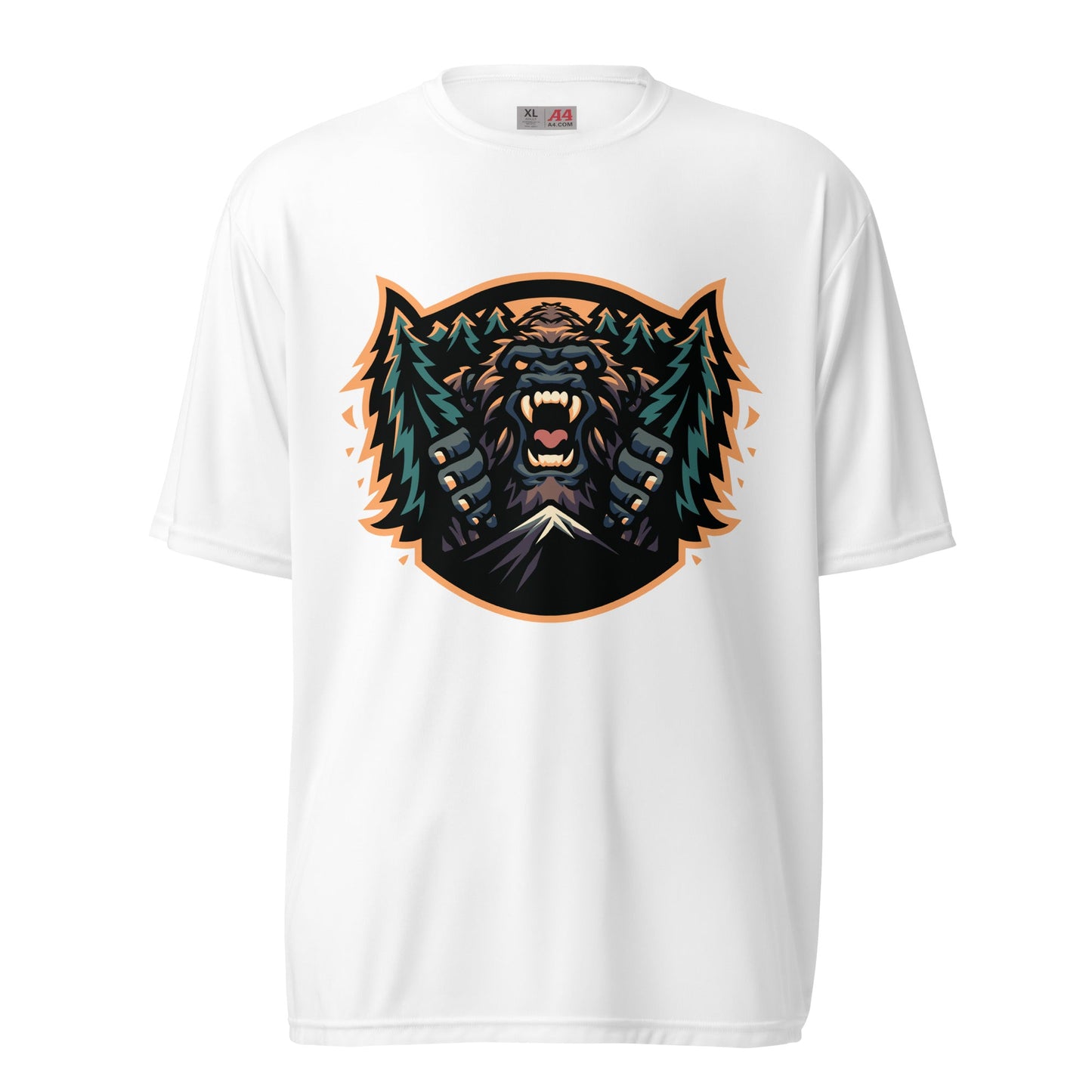 Active | Moisture Wicking Shirt | JBLM Bigfoot Hockey Team | Mascot Logo