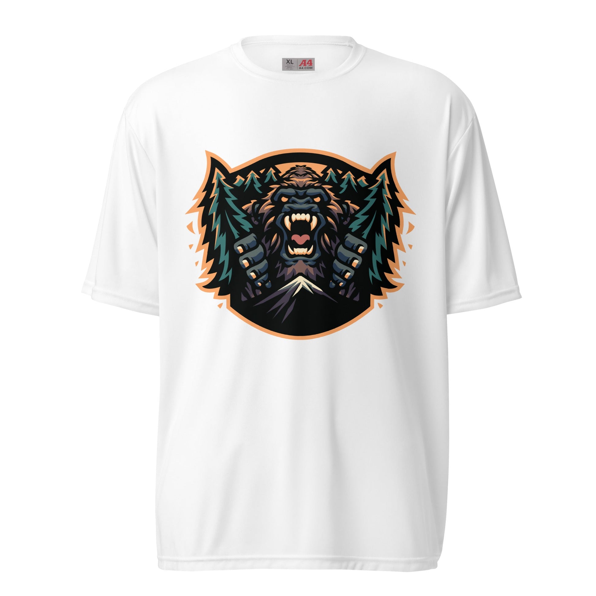 Active | Moisture Wicking Shirt | JBLM Bigfoot Hockey Team | Mascot Logo