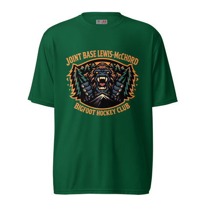 Active | Moisture Wicking Shirt | JBLM Bigfoot Hockey Team | Mascot Logo