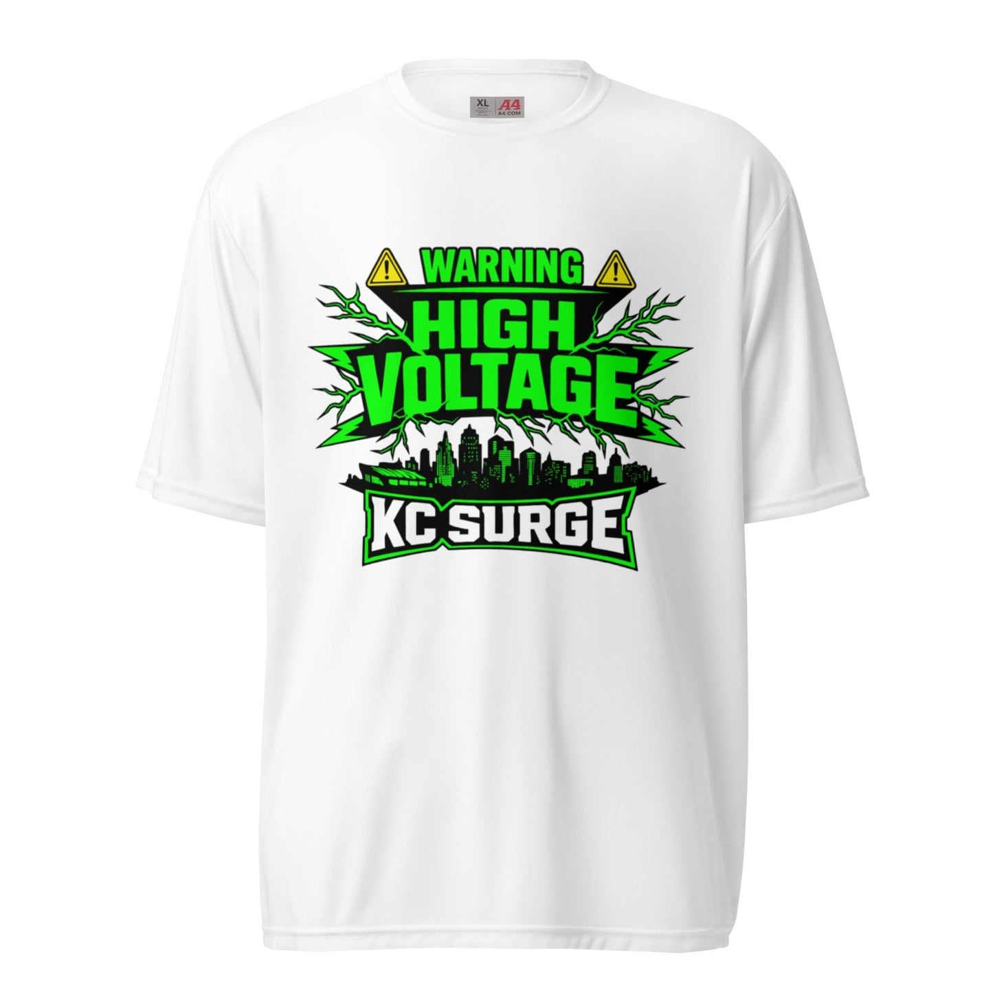 Active | Moisture Wicking Shirt | Kansas City Surge | High Voltage Logo