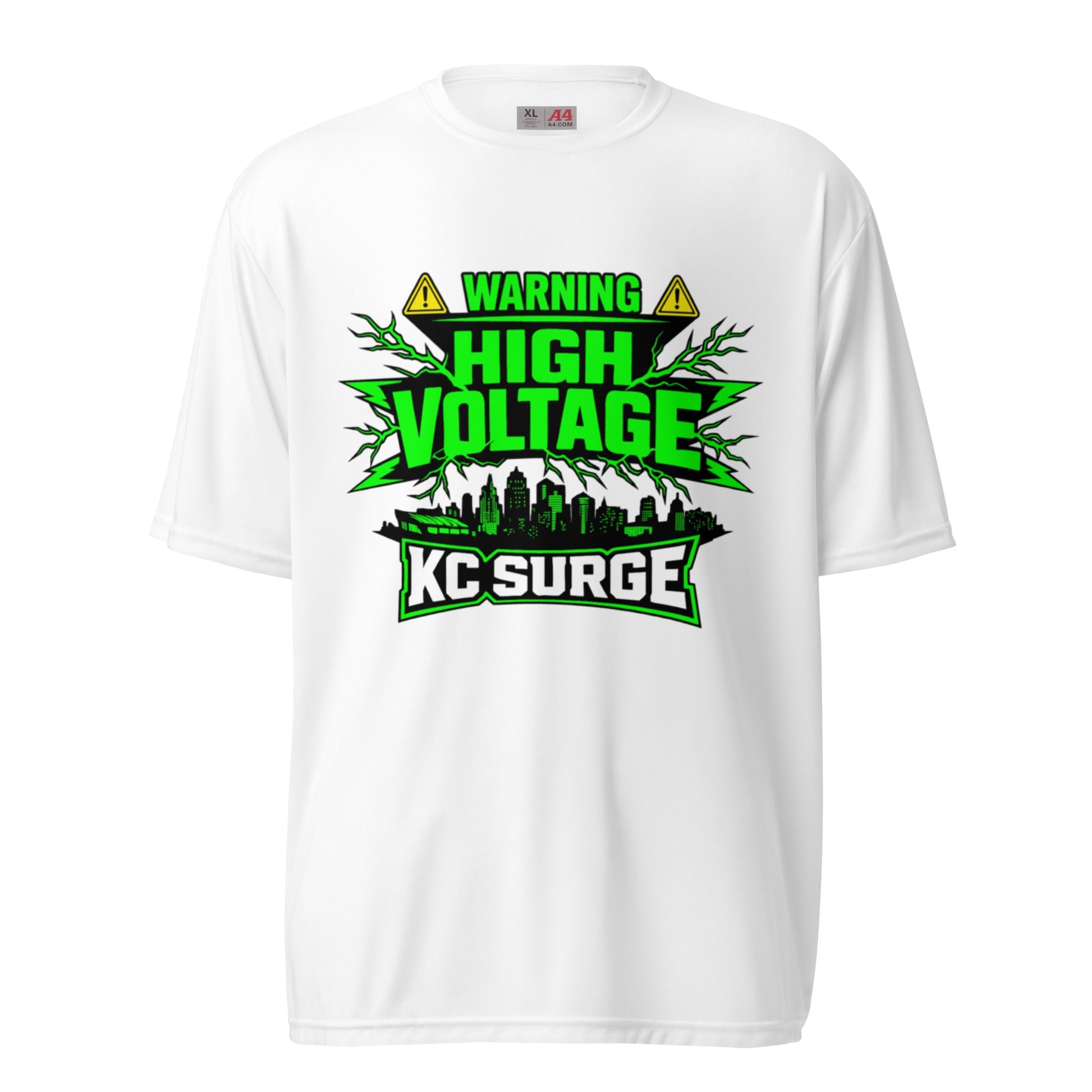 Active | Moisture Wicking Shirt | Kansas City Surge | High Voltage Logo