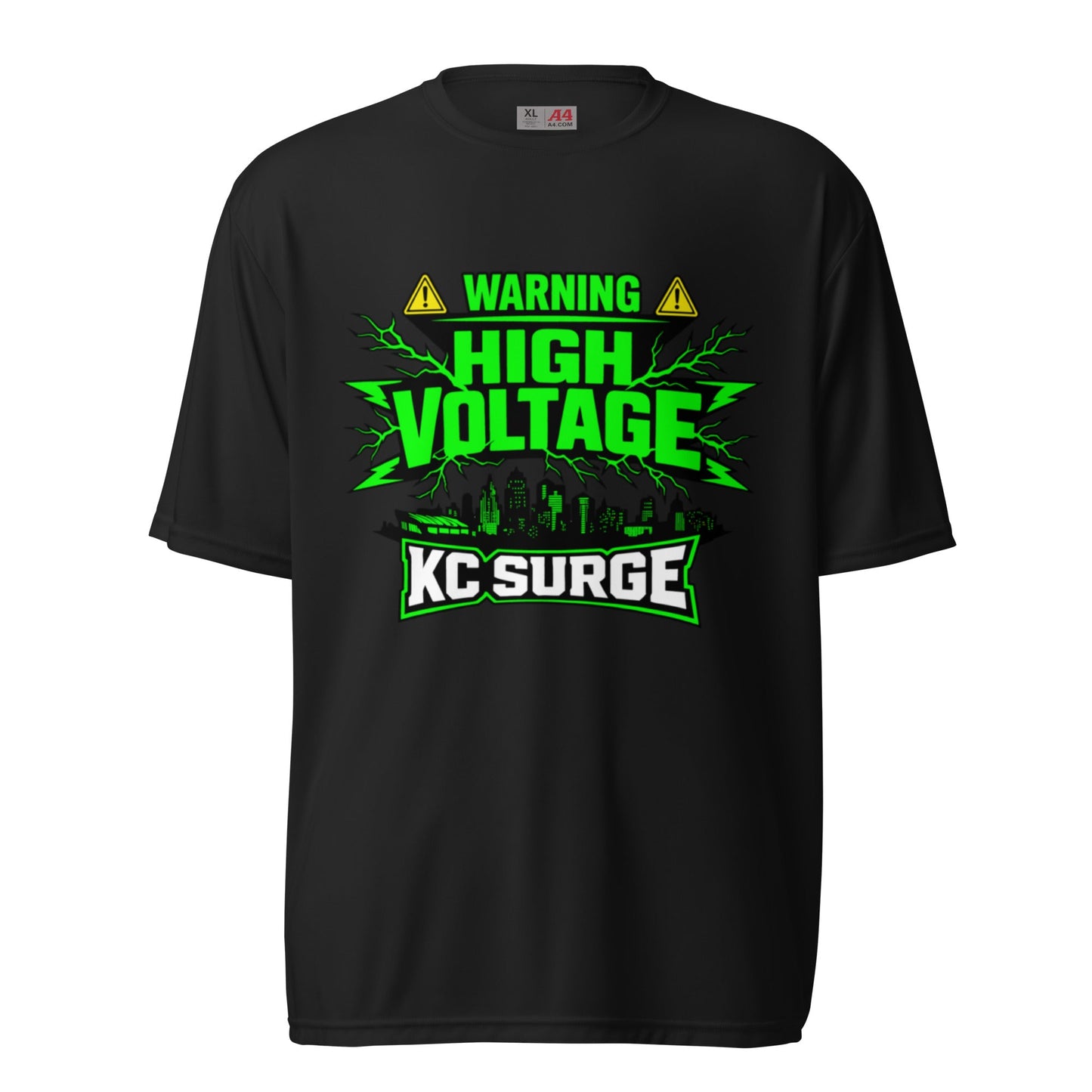 Active | Moisture Wicking Shirt | Kansas City Surge | High Voltage Logo