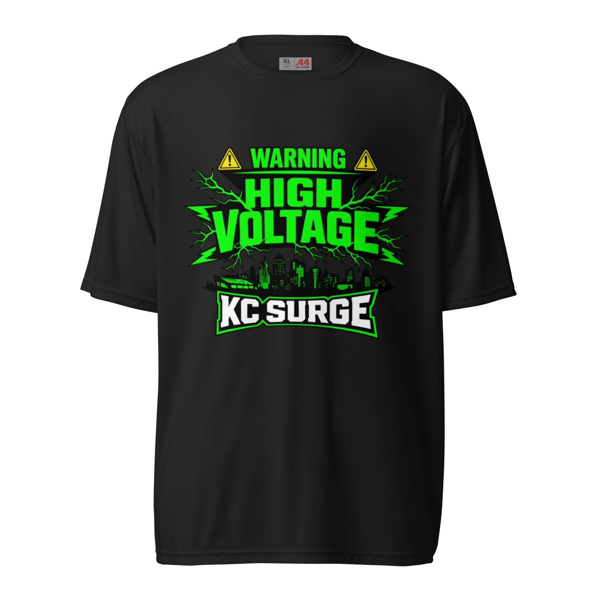 Active | Moisture Wicking Shirt | Kansas City Surge | High Voltage Logo