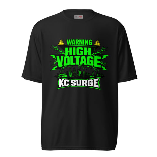 Active | Moisture Wicking Shirt | Kansas City Surge | High Voltage Logo