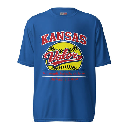 Active | Moisture Wicking Shirt | Kansas Valor Fan Gear | The Standard Logo