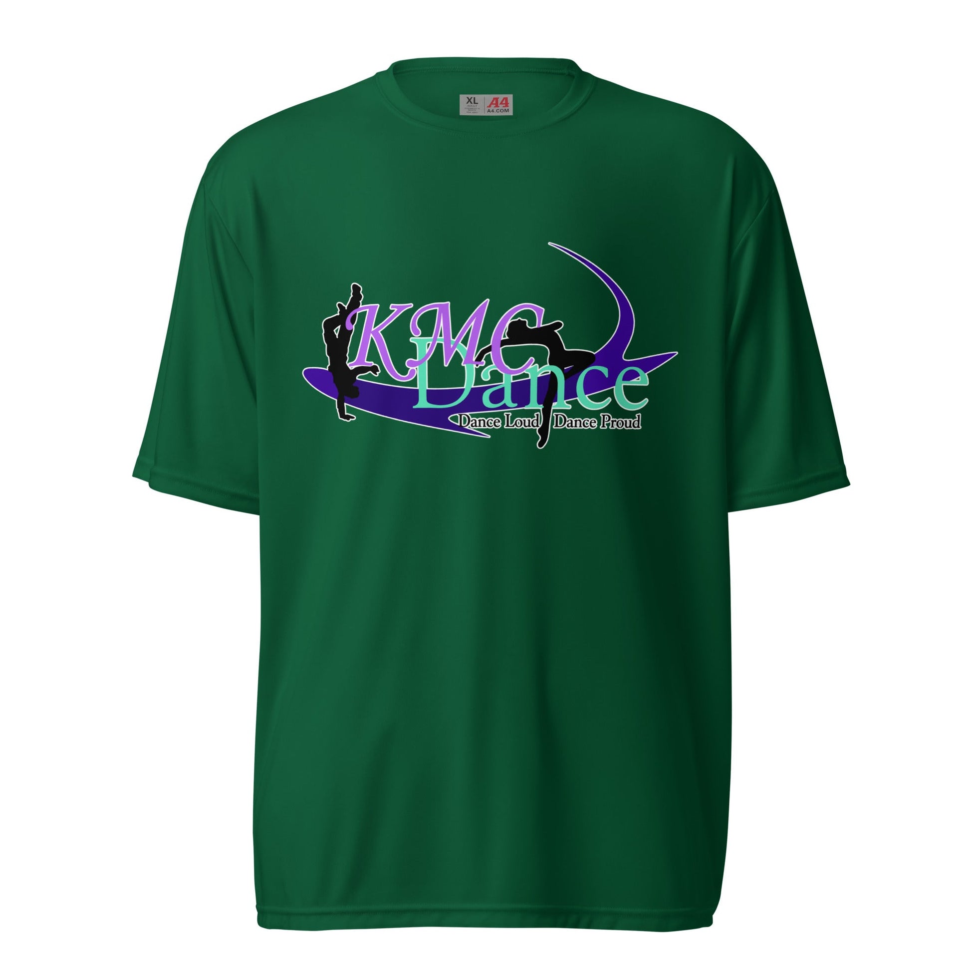 Active | Moisture Wicking Shirt | KMC Dance & Gymnastics | Emblem Logo
