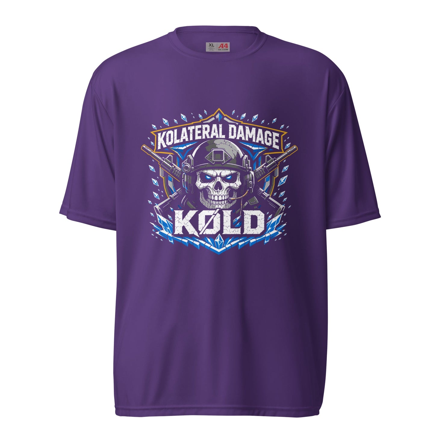 Active | Moisture Wicking Shirt | Kolateral Damage E-Sports | Emblem Logo