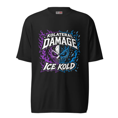 Active | Moisture Wicking Shirt | Kolateral Damage E-Sports | Ice Kold Crest Logo