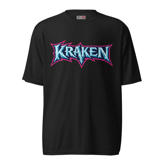 Active | Moisture Wicking Shirt | Kraken Fastpitch | Script Logo