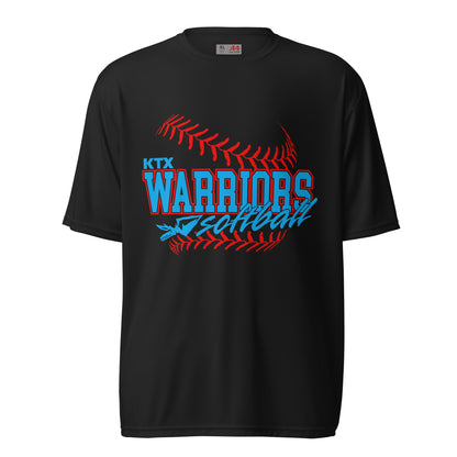 Active | Moisture Wicking Shirt | KTX Warriors | Softball Logo