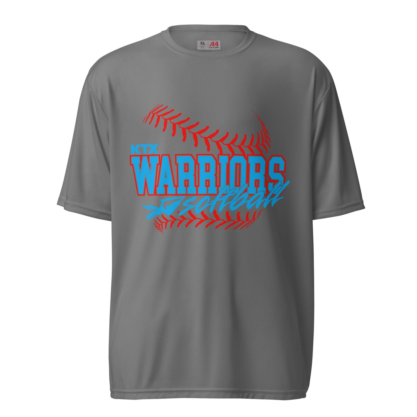 Active | Moisture Wicking Shirt | KTX Warriors | Softball Logo