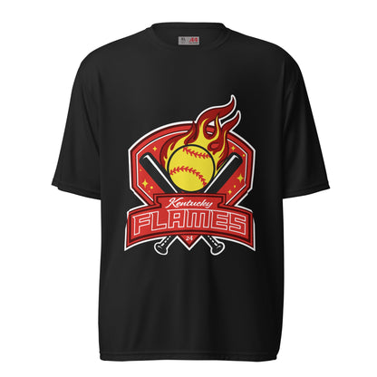 Active | Moisture Wicking Shirt | KY Flames | Emblem Logo