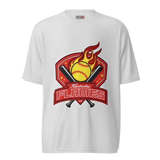 Active | Moisture Wicking Shirt | KY Flames | Emblem Logo