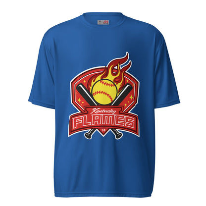 Active | Moisture Wicking Shirt | KY Flames | Emblem Logo
