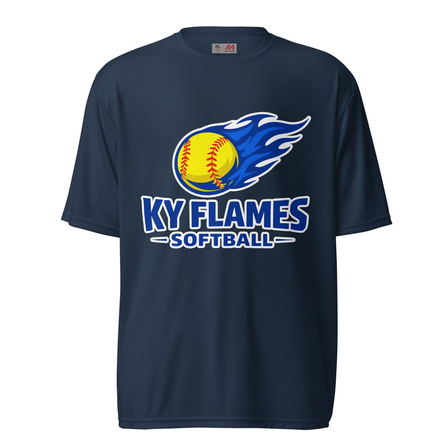 Active | Moisture Wicking Shirt | KY Flames | Mark Logo