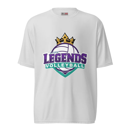 Active | Moisture Wicking Shirt | Lady Legends Volleyball | Crown Logo