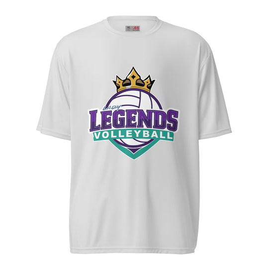 Active | Moisture Wicking Shirt | Lady Legends Volleyball | Crown Logo