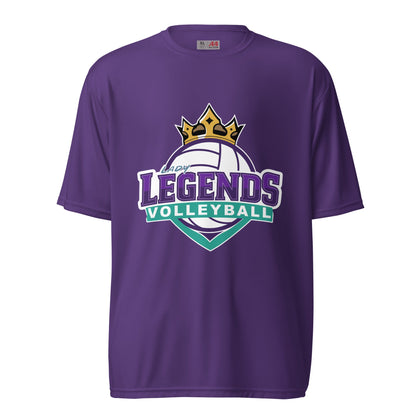 Active | Moisture Wicking Shirt | Lady Legends Volleyball | Crown Logo
