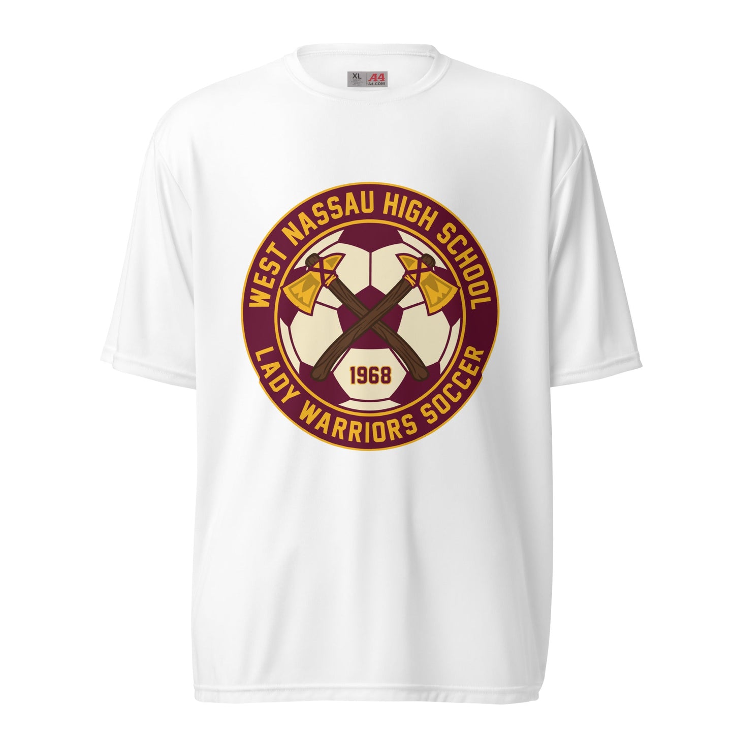 Active | Moisture Wicking Shirt | Lady Warrior Soccer Booster Club | Lady Warriors Logo