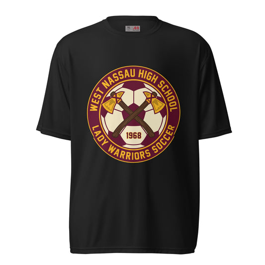 Active | Moisture Wicking Shirt | Lady Warrior Soccer Booster Club | Lady Warriors Logo