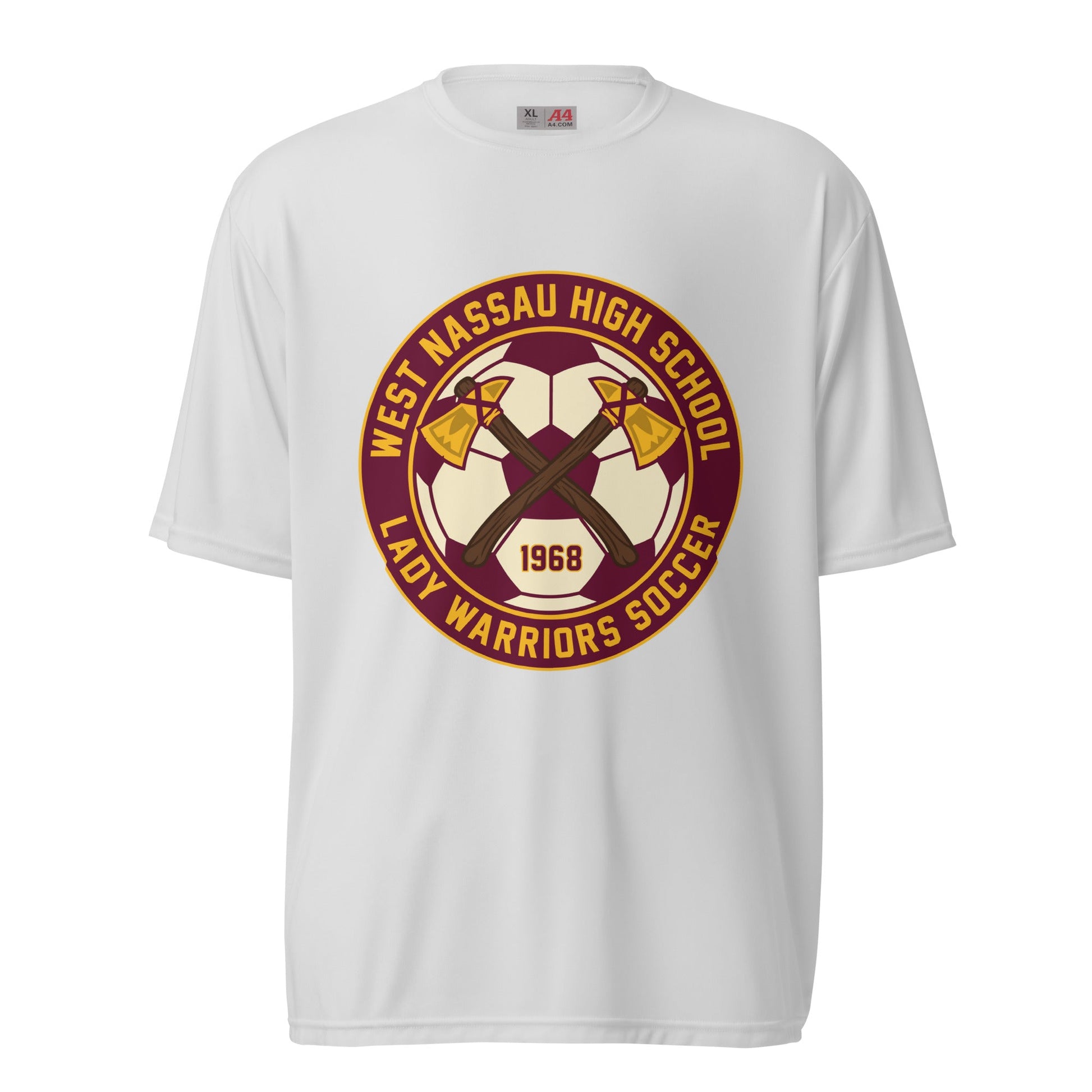 Active | Moisture Wicking Shirt | Lady Warrior Soccer Booster Club | Lady Warriors Logo