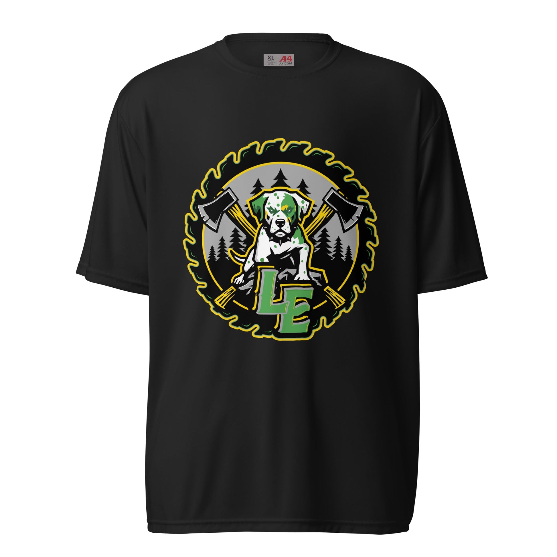 Active | Moisture Wicking Shirt | Lake Erie Power Pines | Saw Logo
