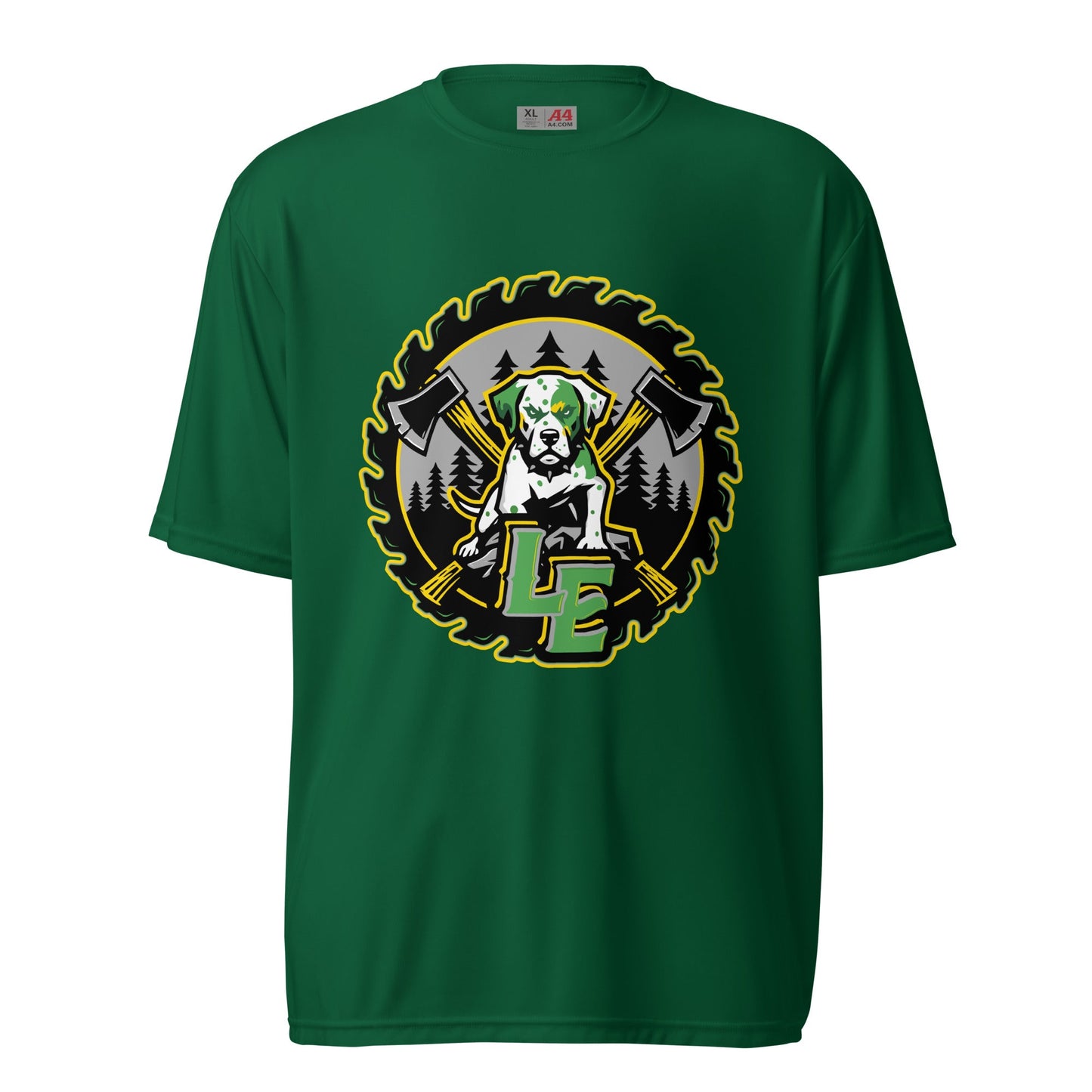 Active | Moisture Wicking Shirt | Lake Erie Power Pines | Saw Logo