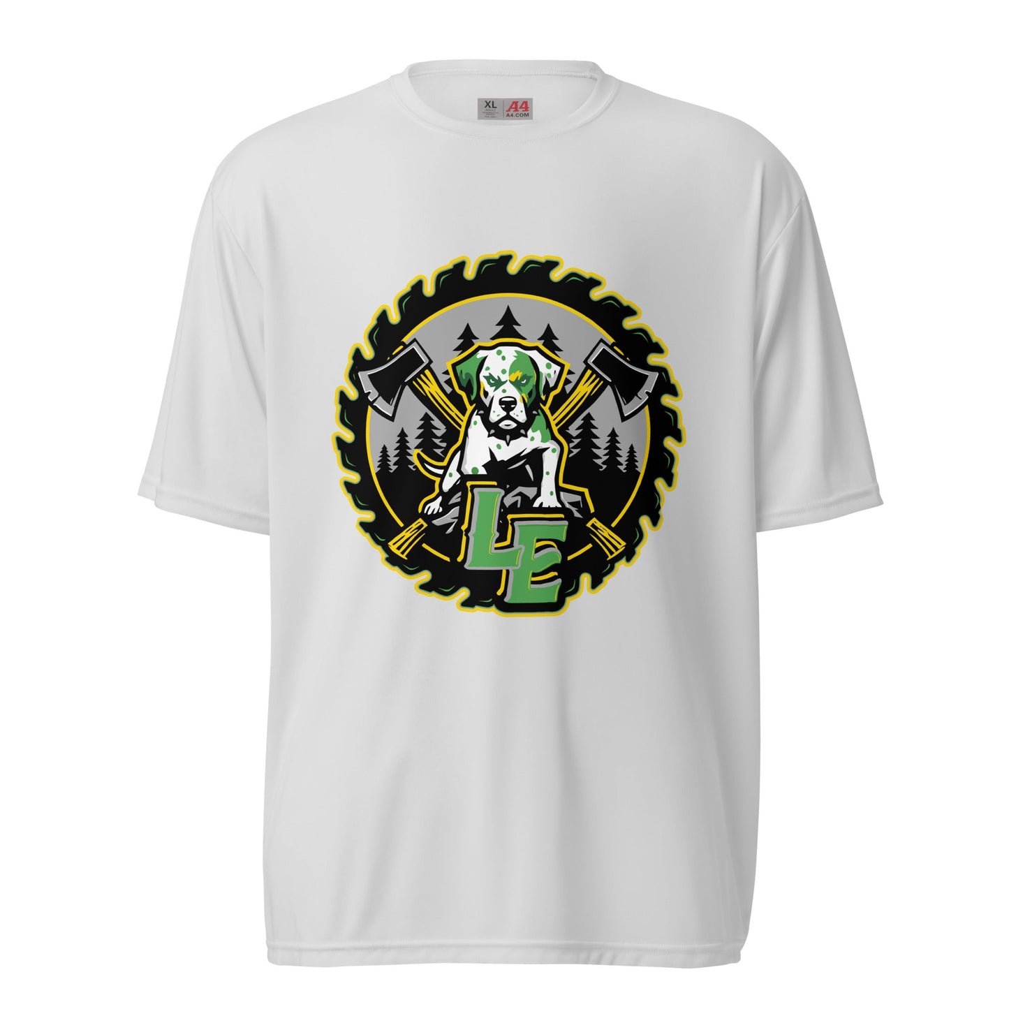 Active | Moisture Wicking Shirt | Lake Erie Power Pines | Saw Logo