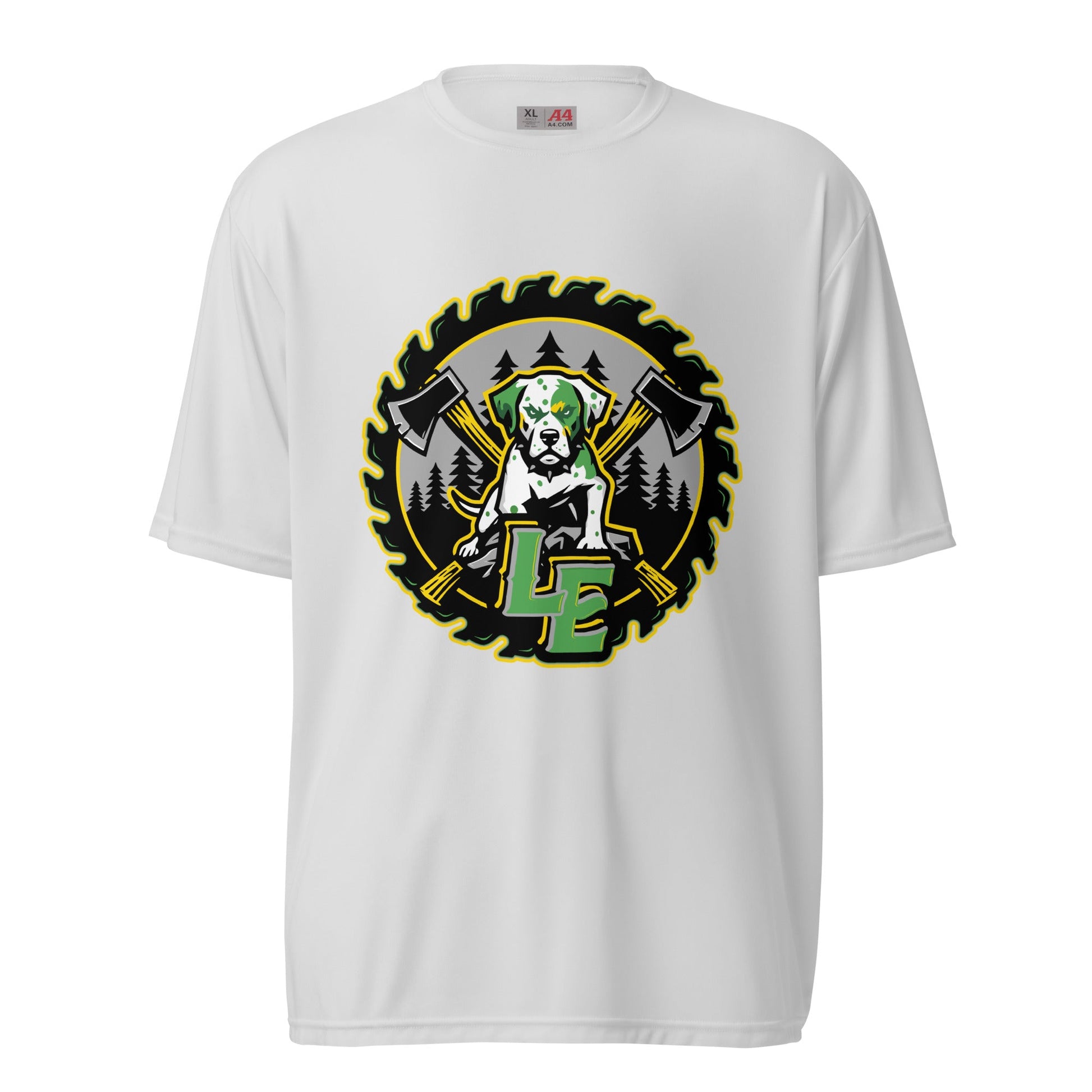 Active | Moisture Wicking Shirt | Lake Erie Power Pines | Saw Logo