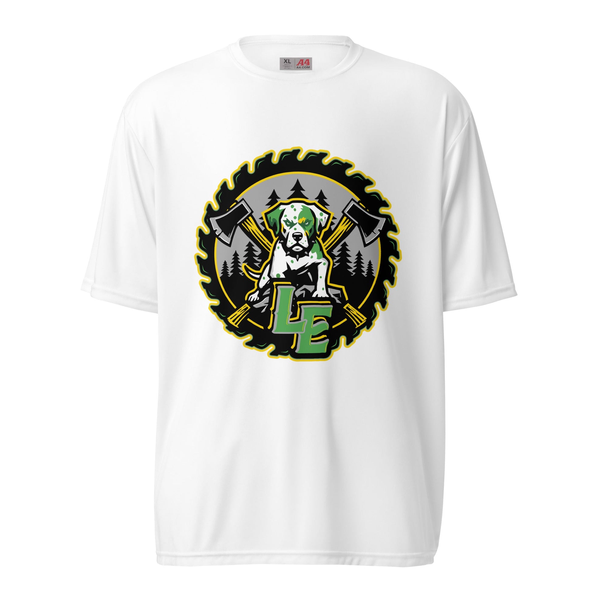 Active | Moisture Wicking Shirt | Lake Erie Power Pines | Saw Logo