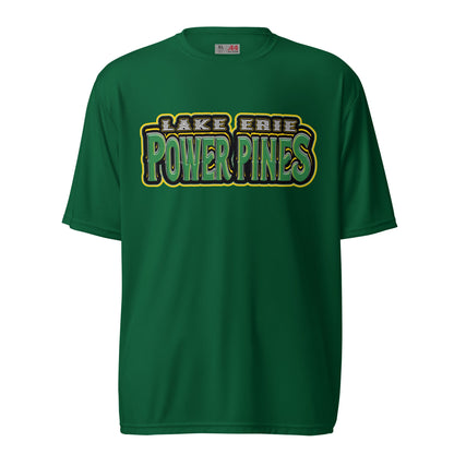 Active | Moisture Wicking Shirt | Lake Erie Power Pines | Script Logo