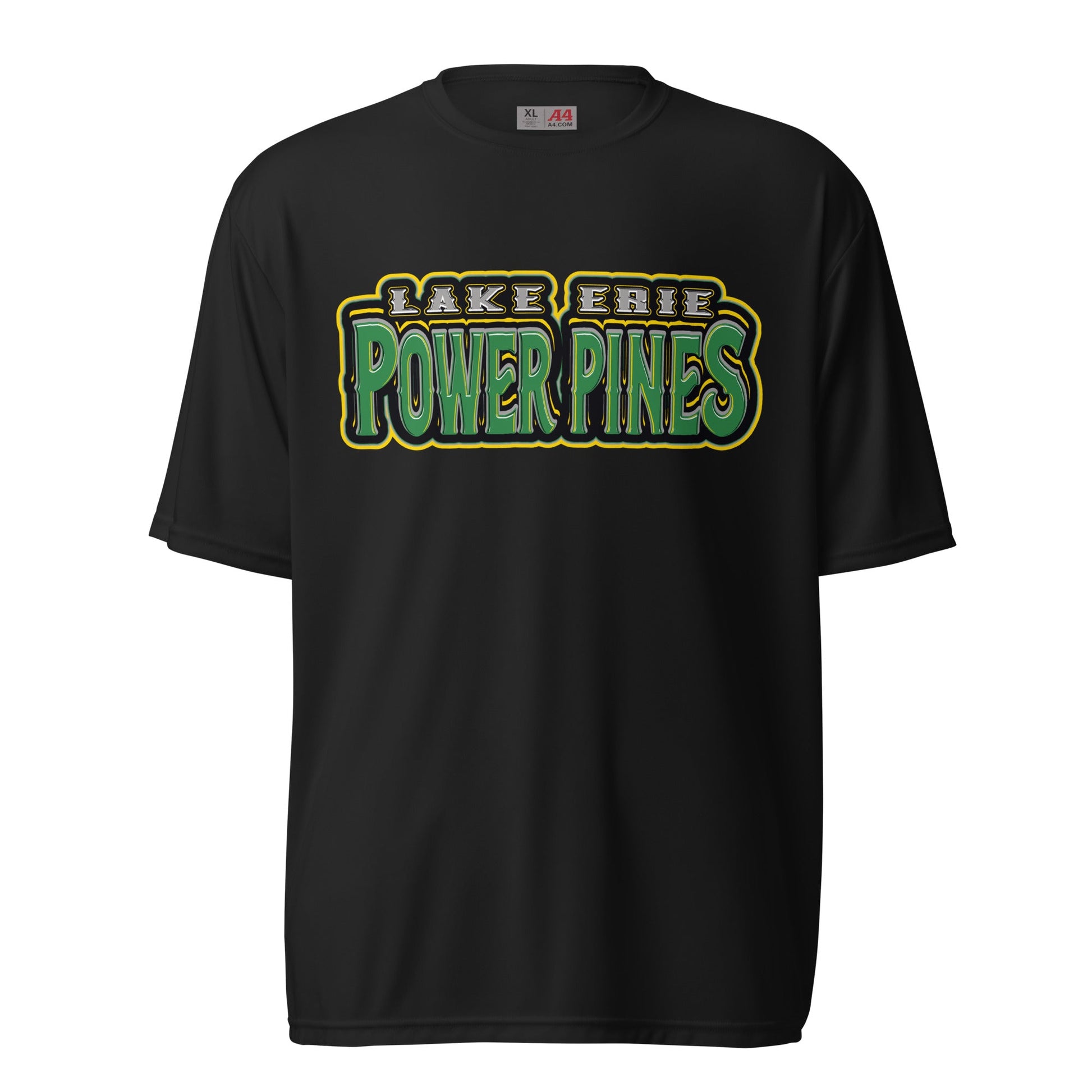 Active | Moisture Wicking Shirt | Lake Erie Power Pines | Script Logo