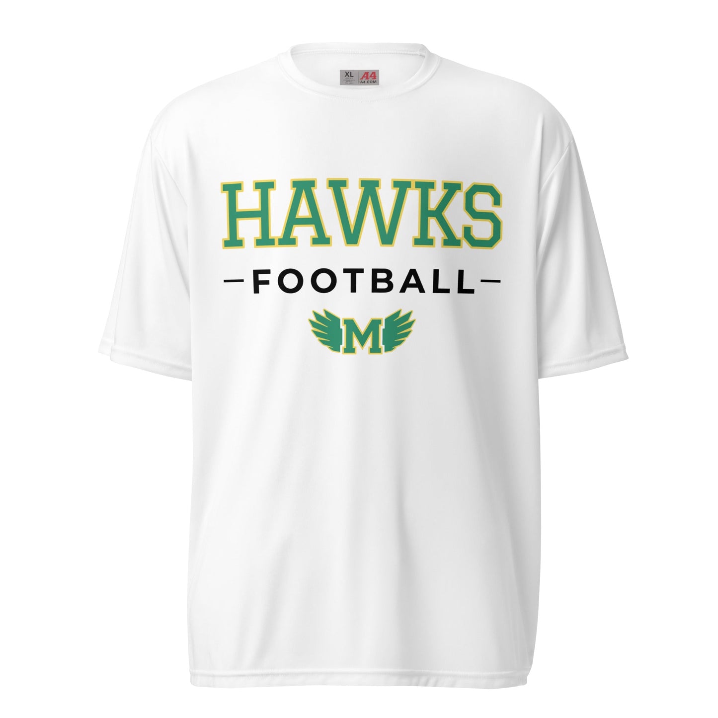 Active | Moisture Wicking Shirt | Lake Minneola Hawks Football | Mark Logo