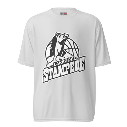 Active | Moisture Wicking Shirt | Lakeside Stampede | Basketball Mascot Logo