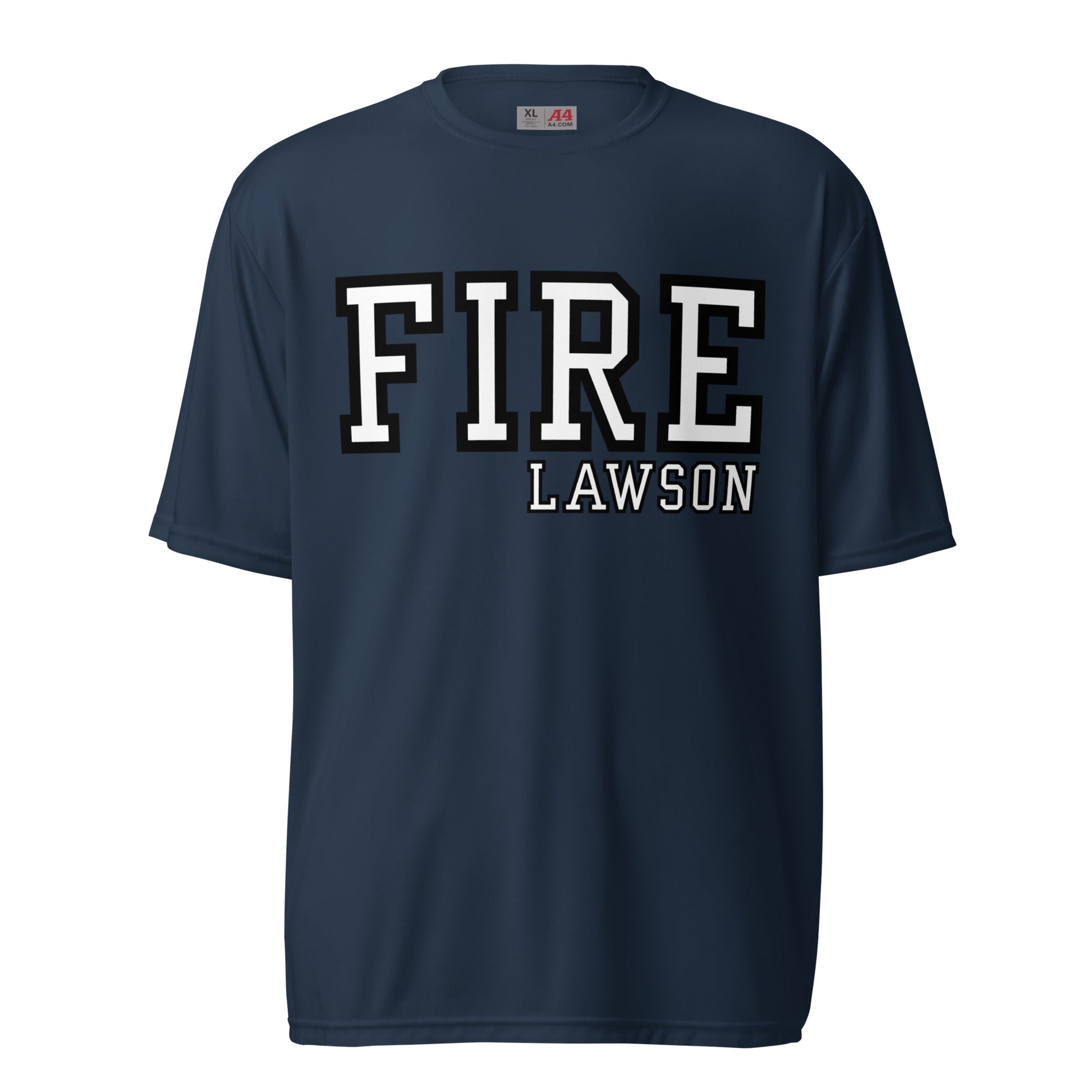 Active | Moisture Wicking Shirt | Lawson Fire Department | Script Logo