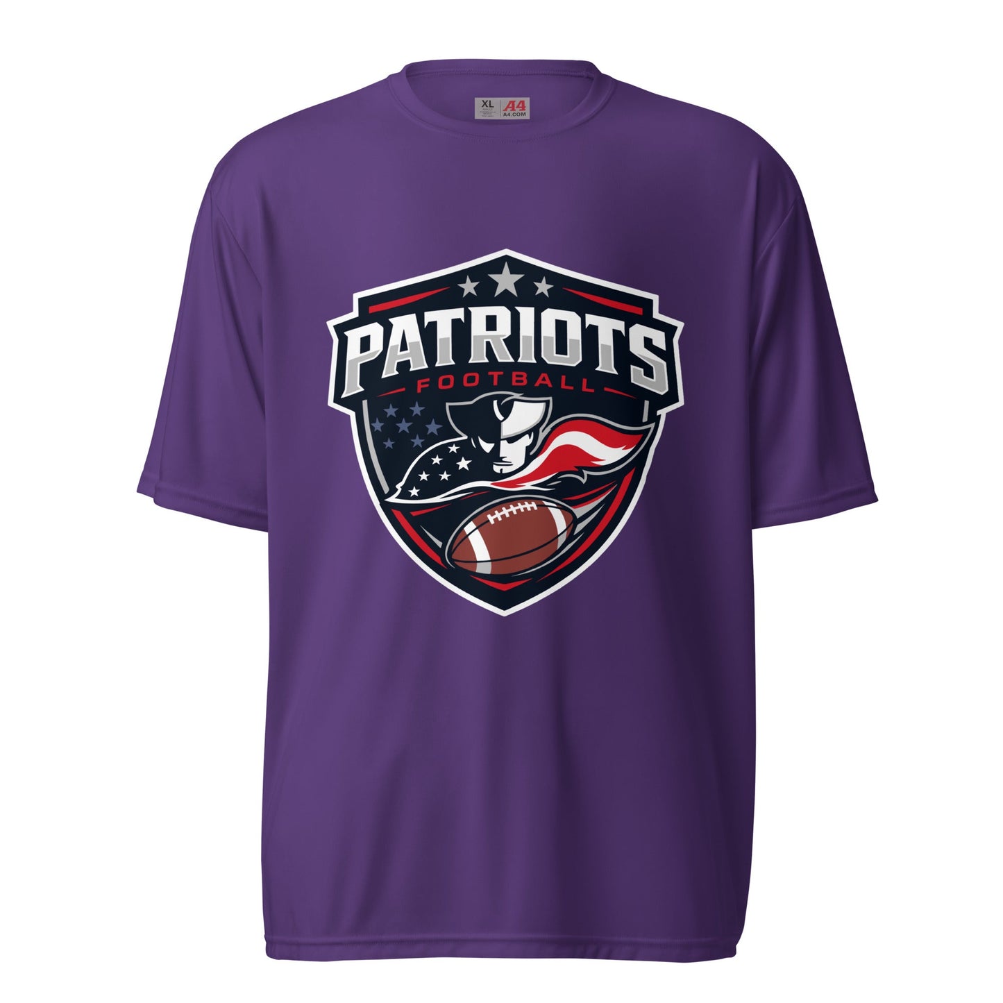 Active | Moisture Wicking Shirt | LFMS Athletics | Patriots Football Logo