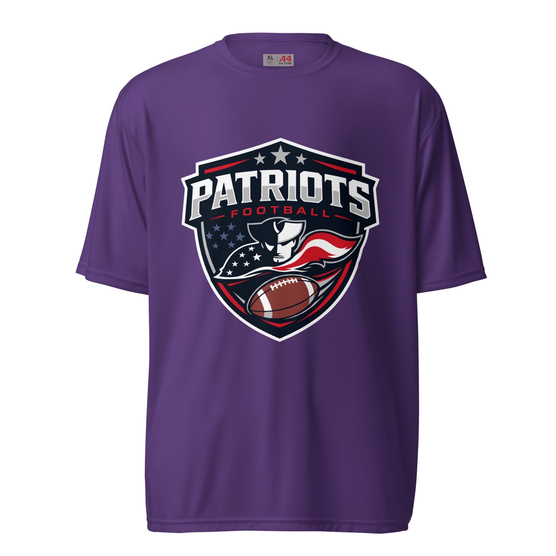 Active | Moisture Wicking Shirt | LFMS Athletics | Patriots Football Logo