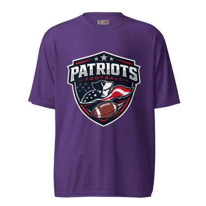 Active | Moisture Wicking Shirt | LFMS Athletics | Patriots Football Logo