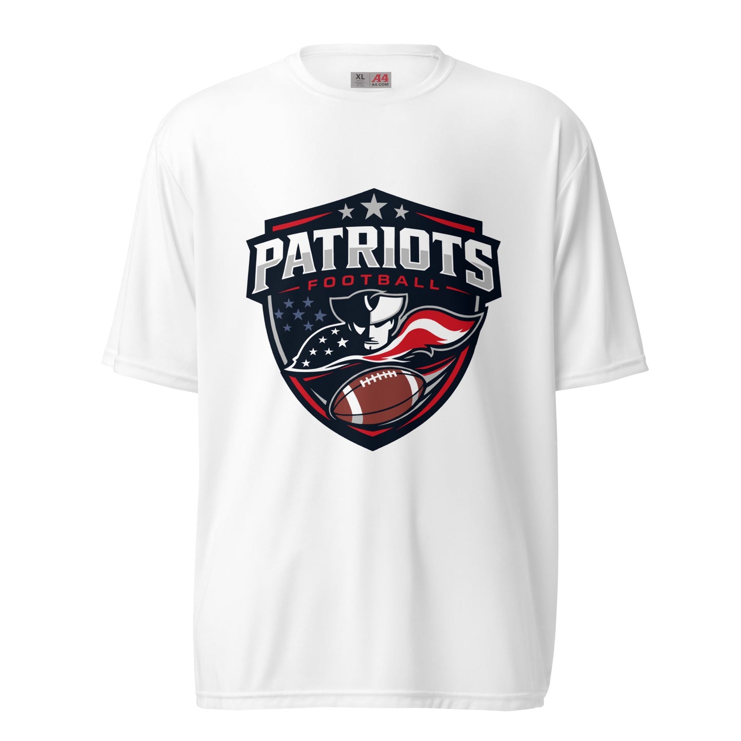 Active | Moisture Wicking Shirt | LFMS Athletics | Patriots Football Logo