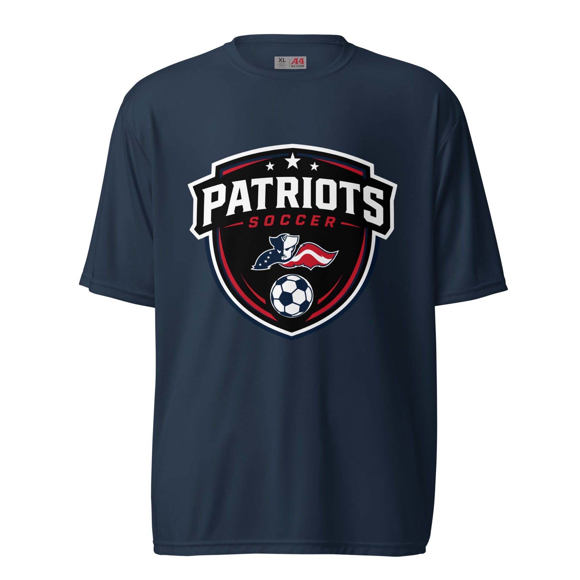 Active | Moisture Wicking Shirt | LFMS Athletics | Patriots Soccer Logo
