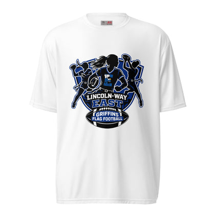 Active | Moisture Wicking Shirt | LWE Flag Football | Athletics Logo