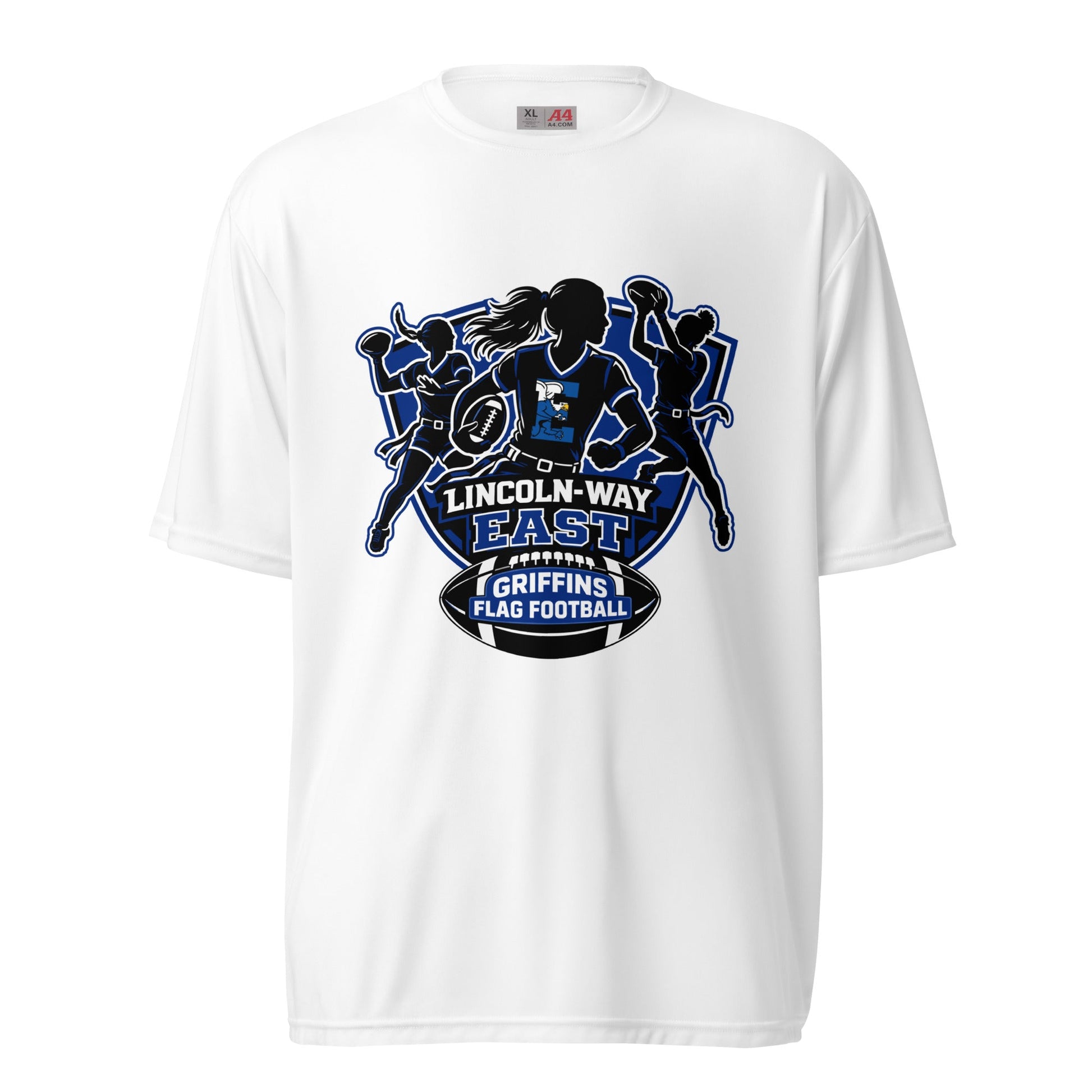 Active | Moisture Wicking Shirt | LWE Flag Football | Athletics Logo