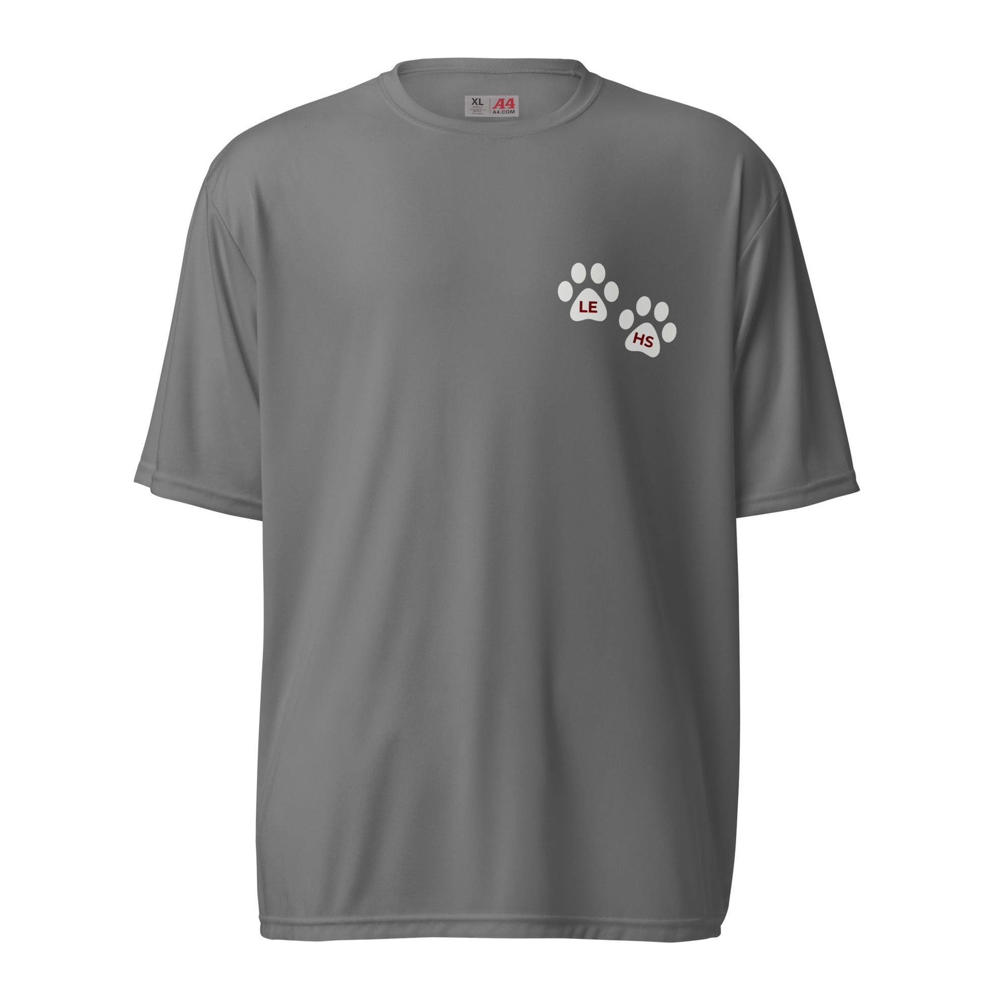 Active | Moisture Wicking Shirt | Lynn English Cheerleading | Paws Logo