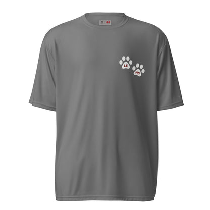 Active | Moisture Wicking Shirt | Lynn English Cheerleading | Paws Logo
