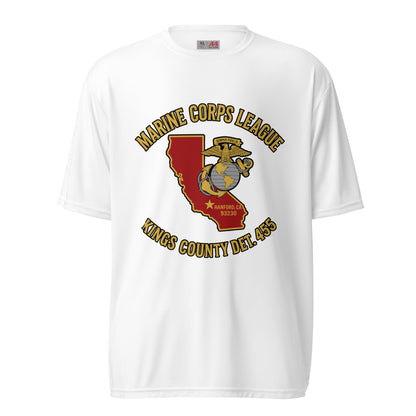 Active | Moisture Wicking Shirt | Marine Corps League kings County Det 455 | Crest Logo
