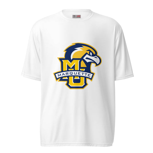 Active | Moisture Wicking Shirt | Marquette University Women's Hockey | Eagle Crest Logo