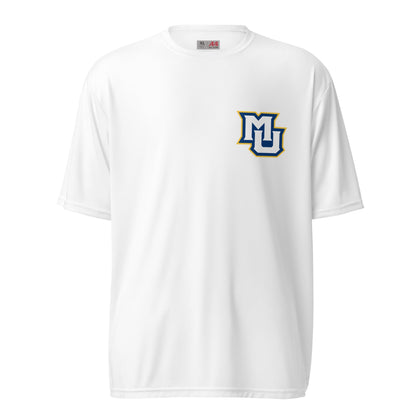 Active | Moisture Wicking Shirt | Marquette University Women's Hockey | MU Mark Backprint Logo