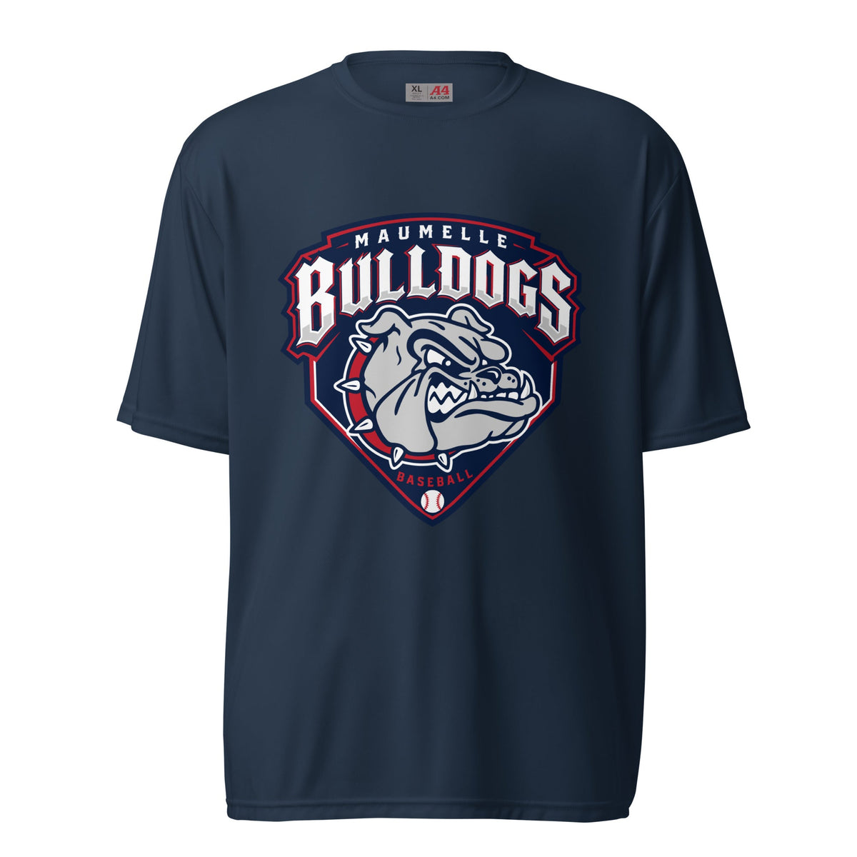 Active | Moisture Wicking Shirt | Maumelle Bulldogs 2035 | Shield Logo