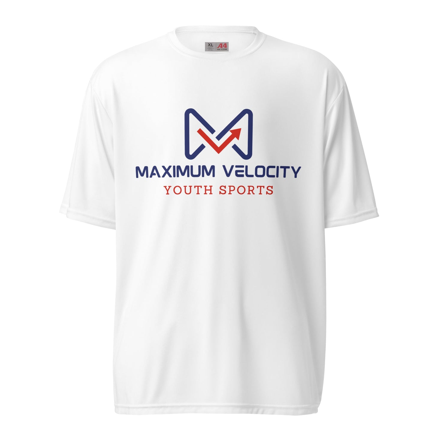 Active | Moisture Wicking Shirt | Maximum Velocity Youth Sports | Emblem Logo
