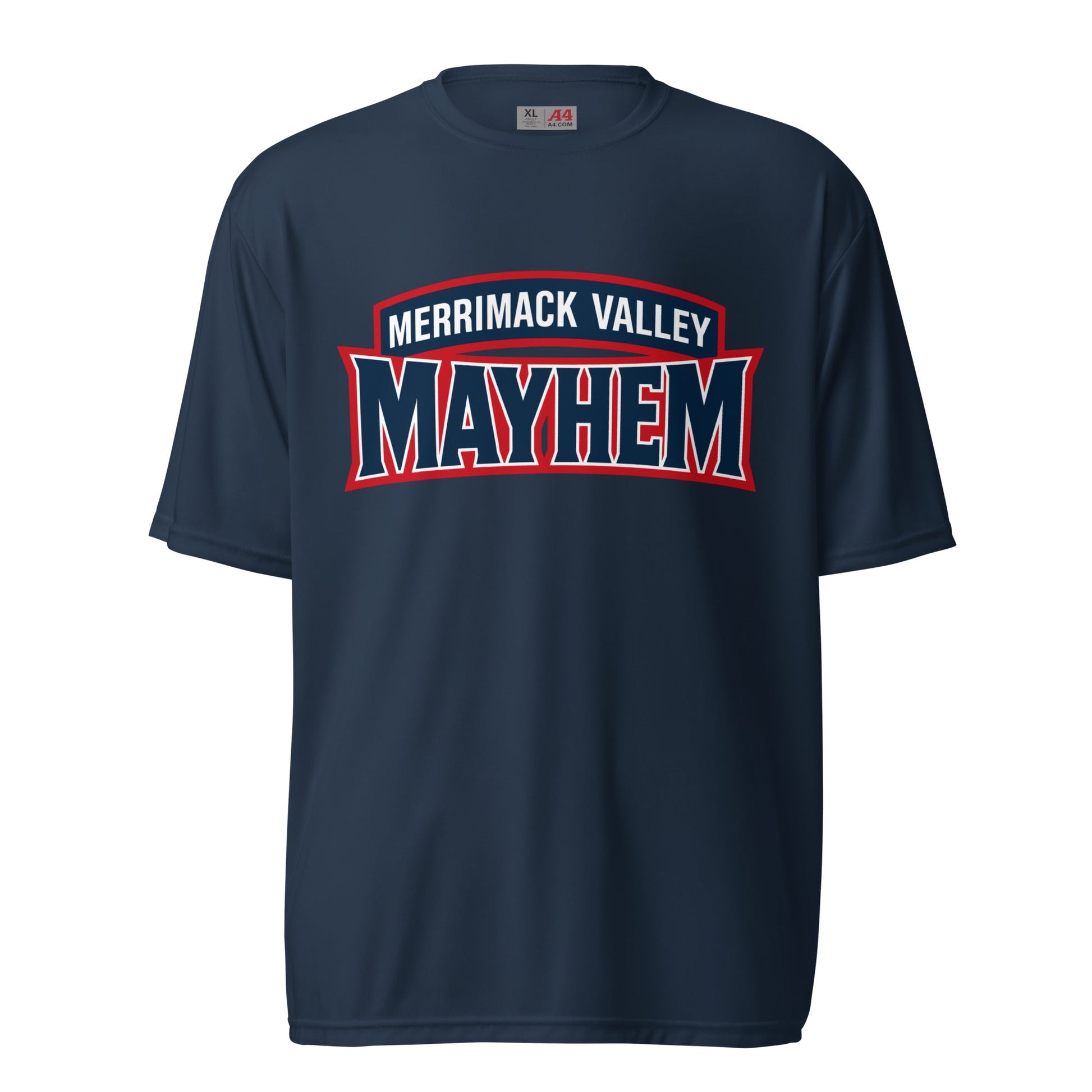 Active | Moisture Wicking Shirt | Merrimack Valley Mayhem | Script Logo